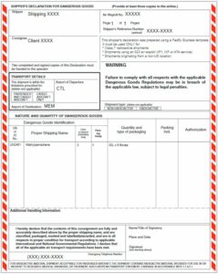 Bill of Lading